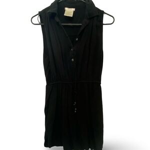 Matty M Navy Rayon Dress